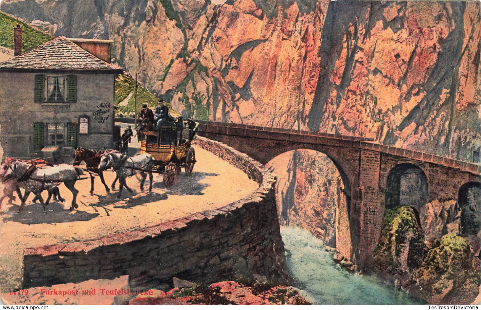 SUISSE - Col De La Furka Et Teufelspeke - Carte Postale Ancienne - Autres & Non Classés