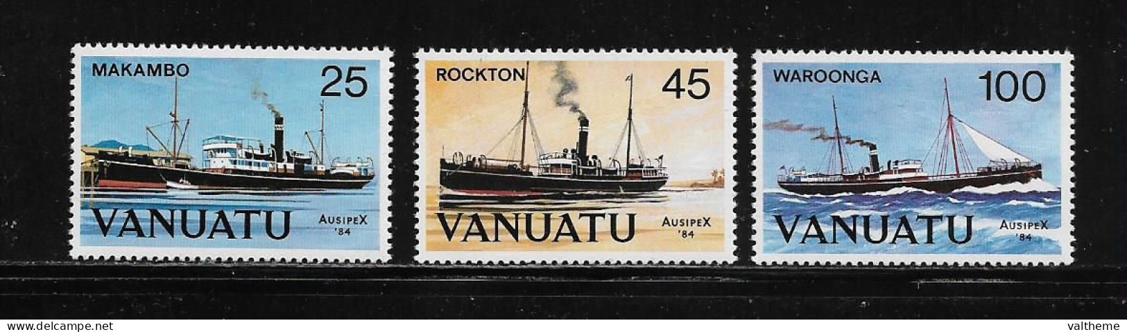 VANUATU  ( DIV - 302 )   1984   N° YVERT ET TELLIER  N°  699/701     N** - Vanuatu (1980-...)