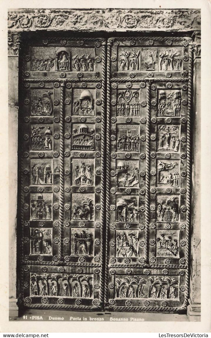 ARTS - Objet D'Art - Duomo - Porta In Bronzo - Bonanno Pisano - Carte Postale Ancienne - Oggetti D'arte