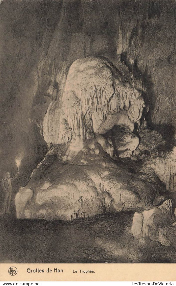 BELGIQUE - Grottes De Han - Le Trophée - Nels - Carte Postale Ancienne - Rochefort