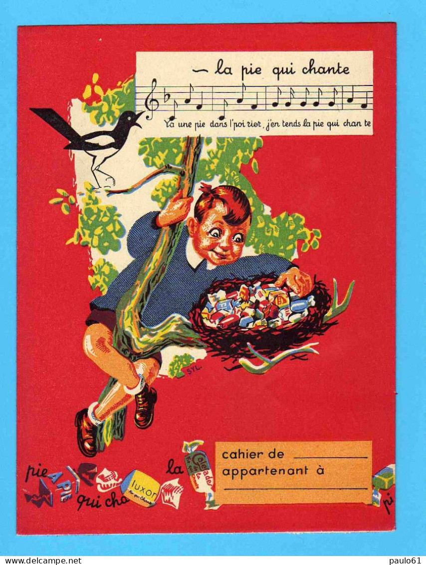 PROTEGE CAHIER : La Pie Qui Chante  Melange De Sucre Ordinaire - Book Covers