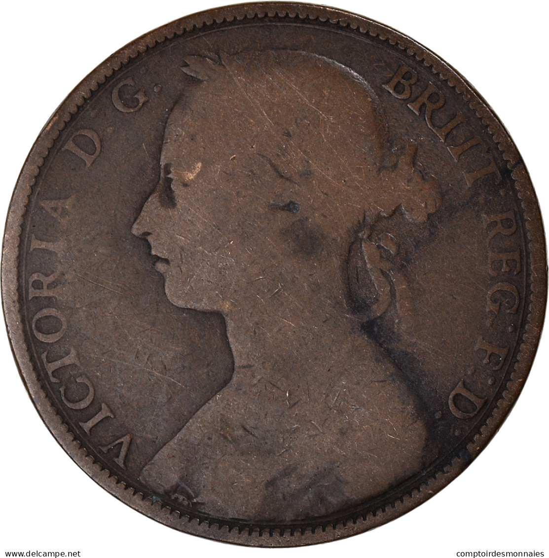 Monnaie, Grande-Bretagne, Penny, 1892 - D. 1 Penny