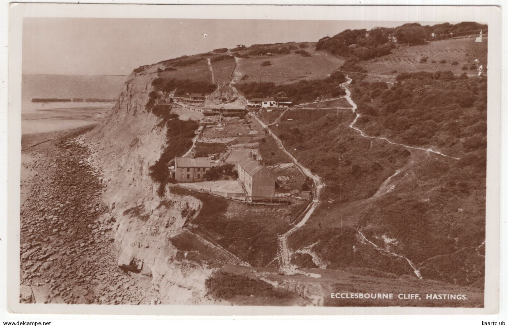 Ecclesbourne Cliff, Hastings - (England) - Hastings