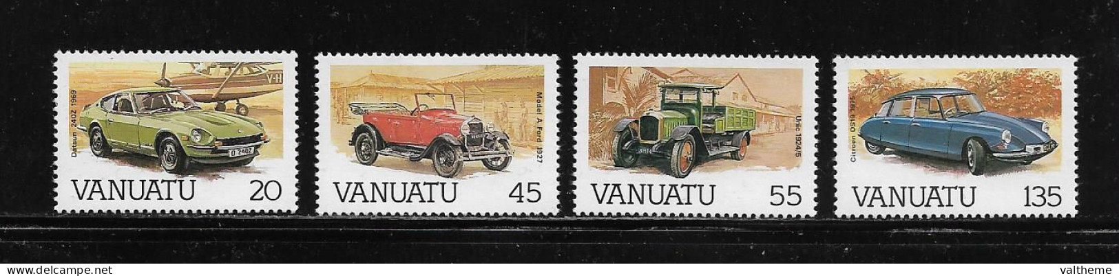VANUATU  ( DIV - 317 )   1987   N° YVERT ET TELLIER  N°  755/758     N** - Vanuatu (1980-...)
