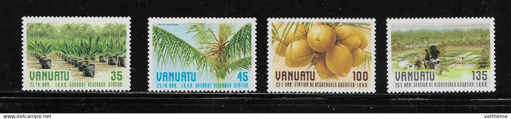 VANUATU  ( DIV - 318 )   1987   N° YVERT ET TELLIER  N°  759/762     N** - Vanuatu (1980-...)