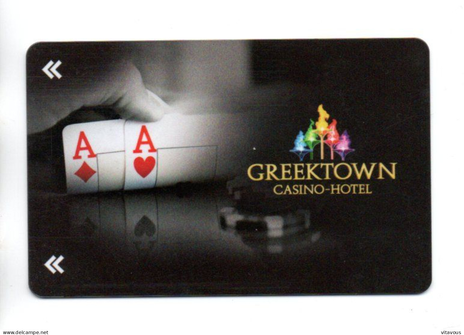 Casino Hôtel GREEKTOWN Carte Magnétique  Card (F 42) - Cartes De Casino