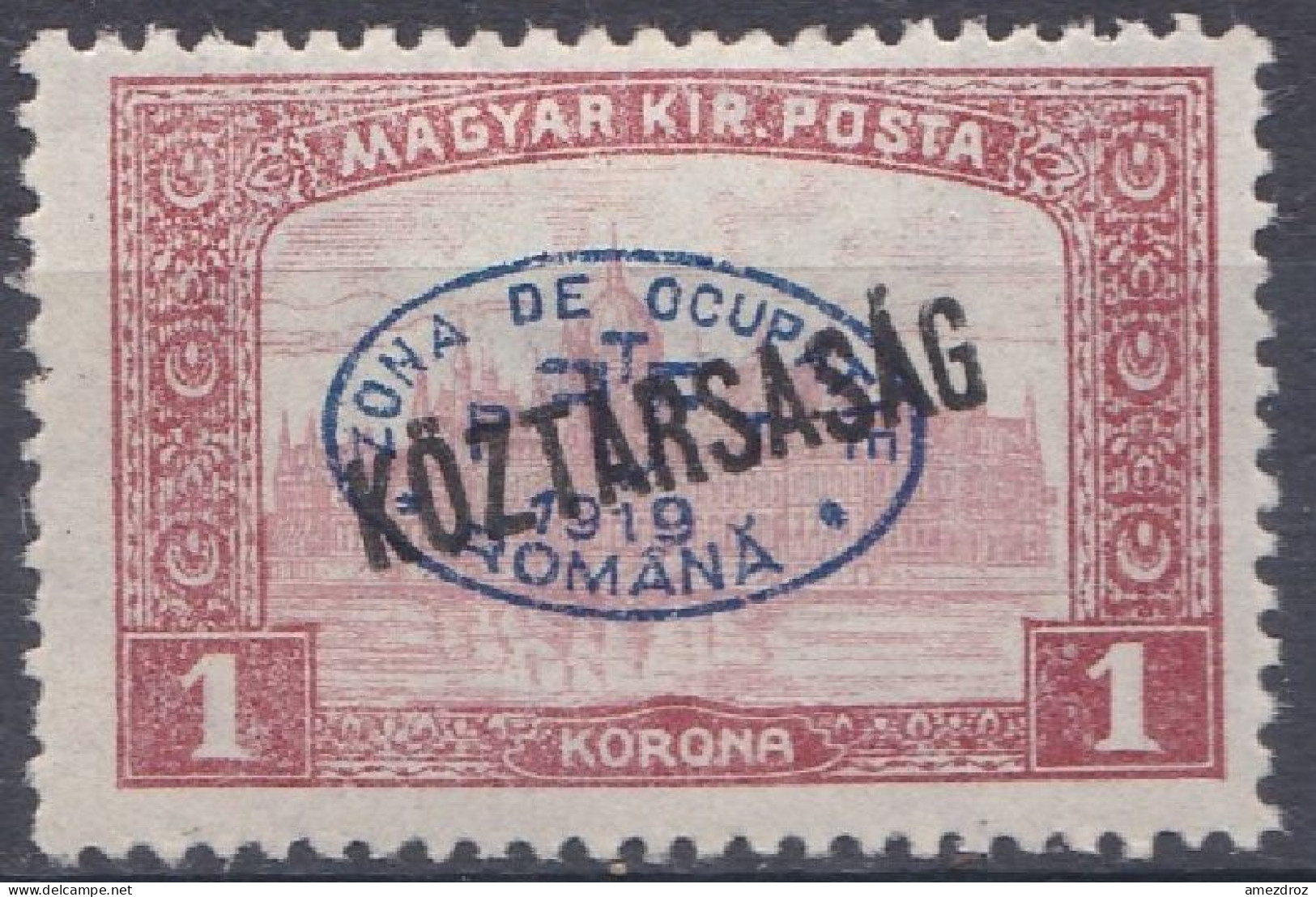 Hongrie Debrecen 1919 N° 51 * Palais Köztársaság (J15) - Debreczin