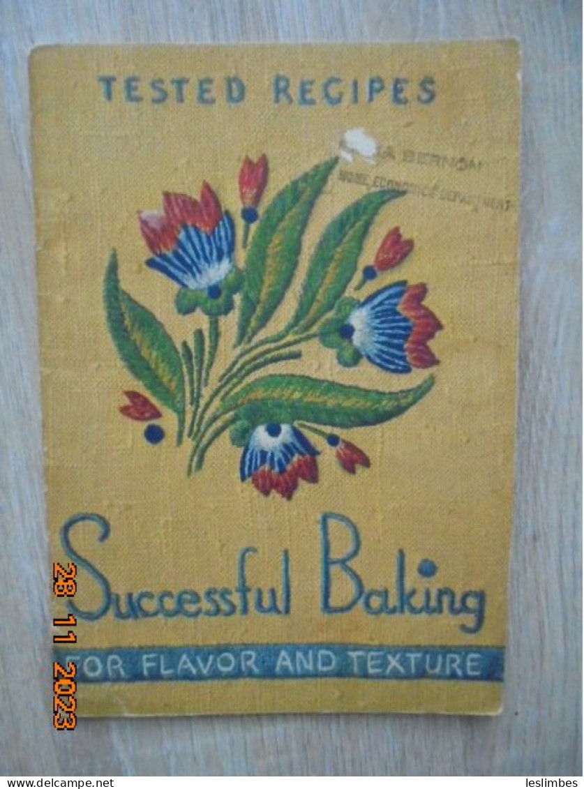 Successful Baking For Flavor And Texture [7th Edition] Martha Lee Anderson - Church & Dwight Co. Inc. - Nordamerika