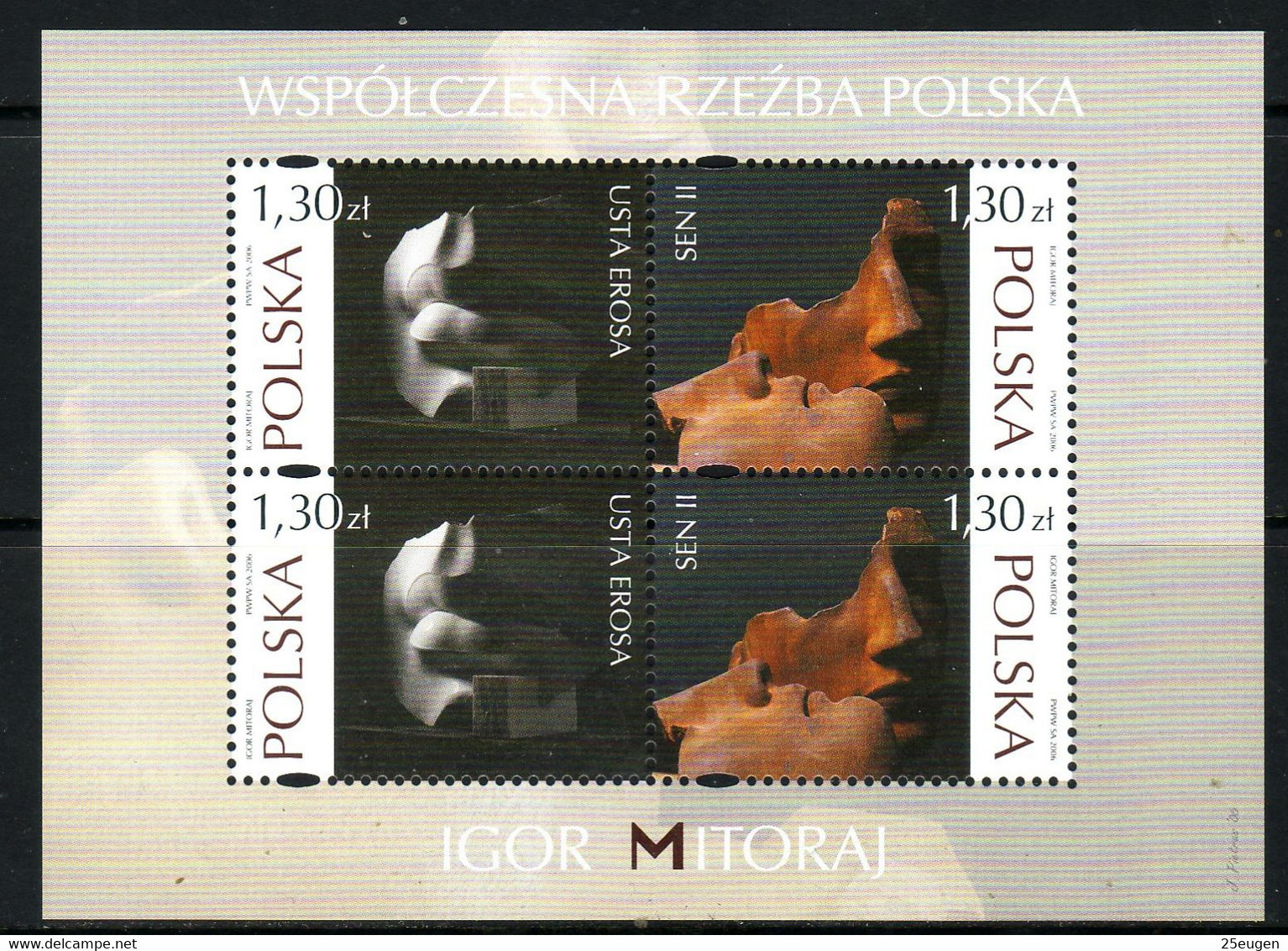POLAND 2006 MICHEL No BL.169  MNH - Unused Stamps