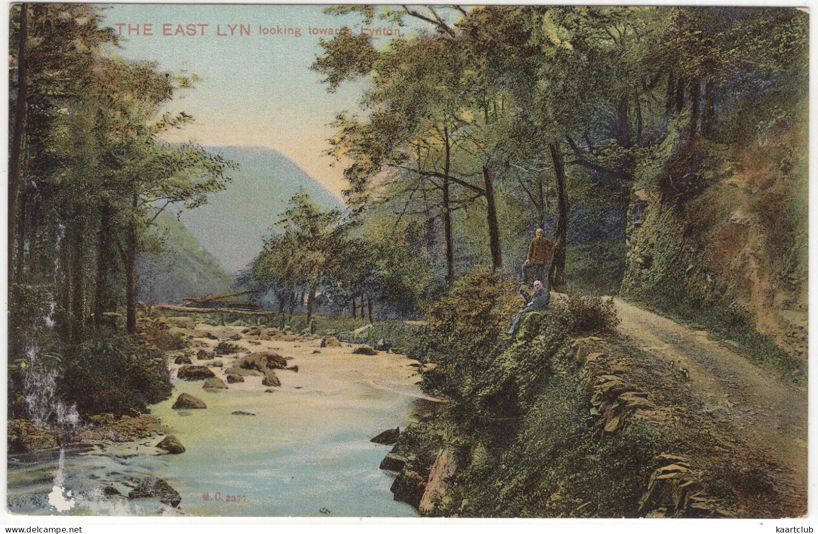 The East Lynn Looking Towards Lynton - (England) - Lynmouth & Lynton