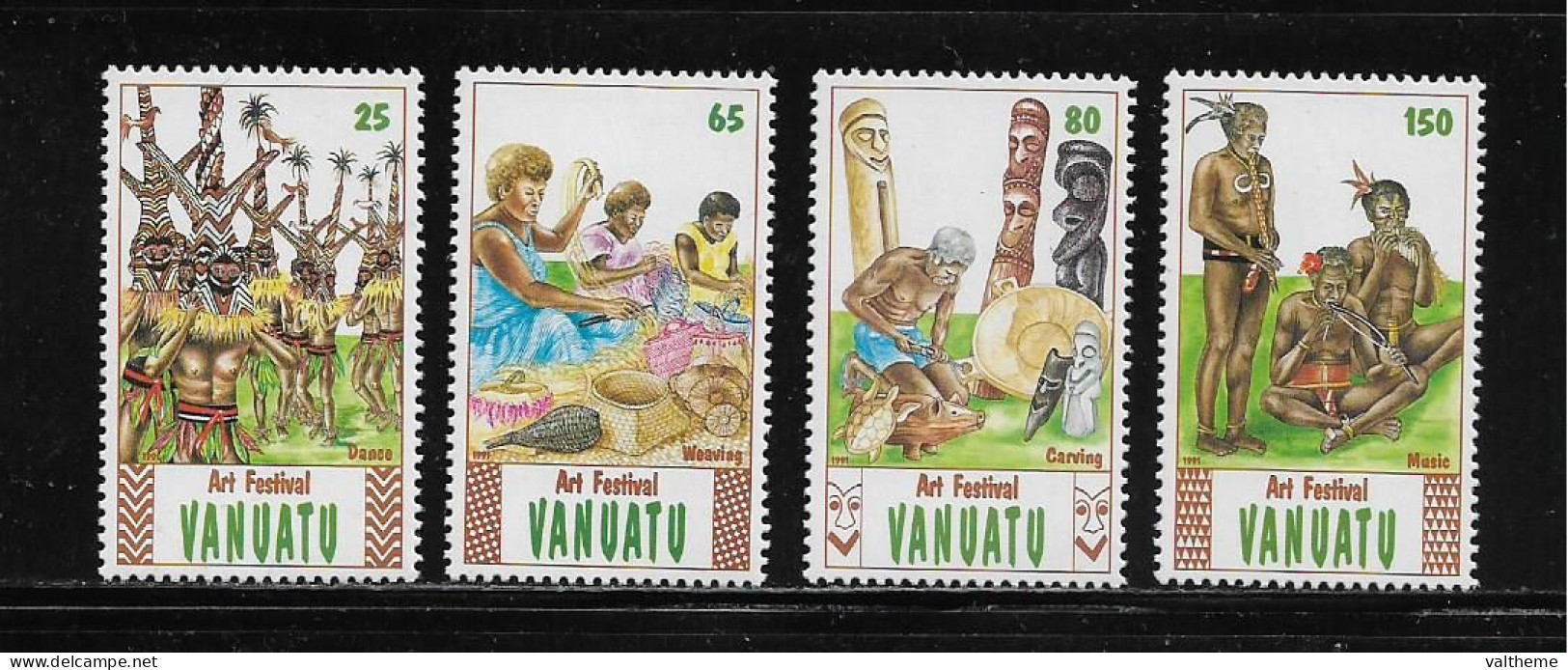 VANUATU  ( DIV - 335 )   1991   N° YVERT ET TELLIER  N°  860/863     N** - Vanuatu (1980-...)