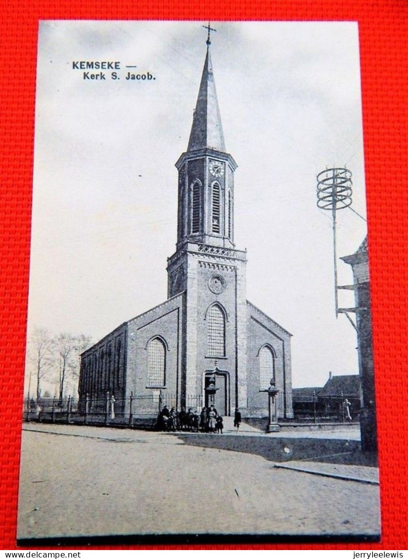 KEMSEKE  -    Kerk  S. Jacob. - Stekene