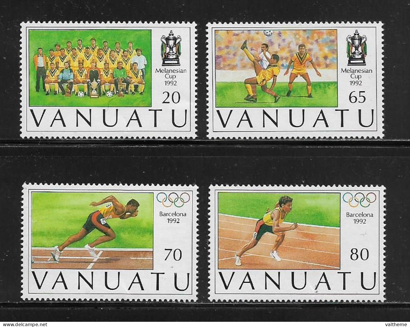 VANUATU  ( DIV - 341 )   1992   N° YVERT ET TELLIER  N°  891/894     N** - Vanuatu (1980-...)