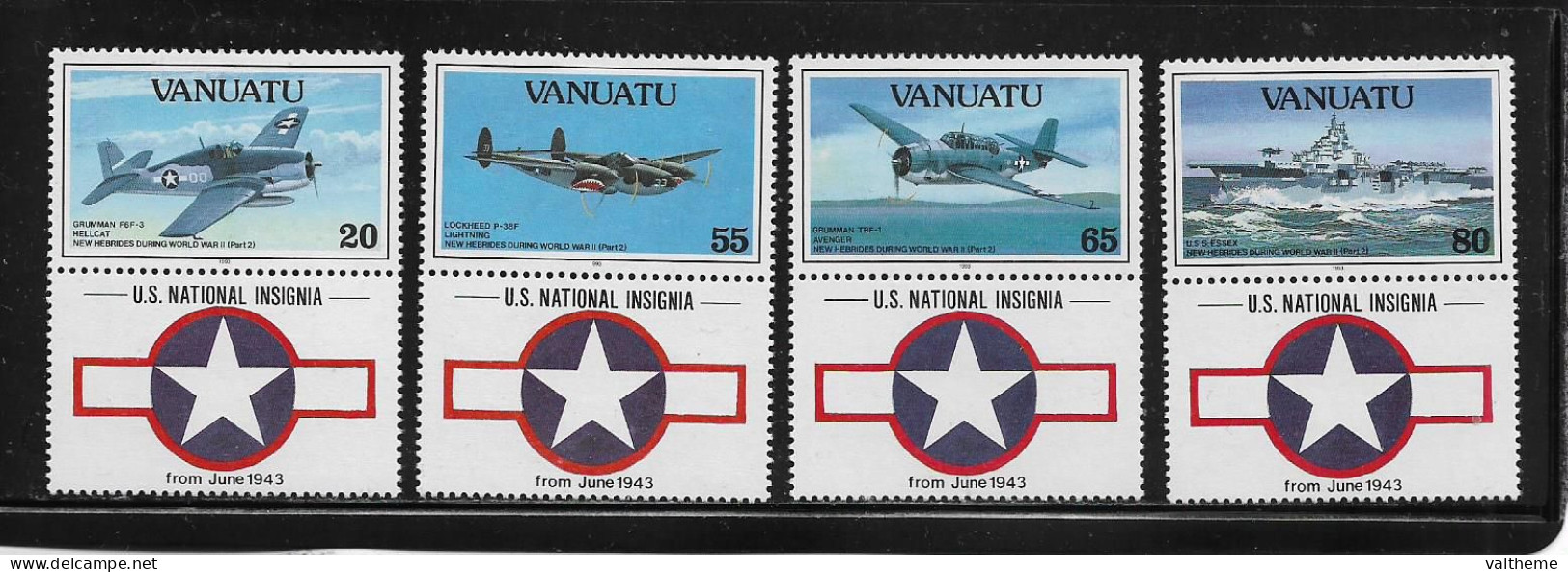 VANUATU  ( DIV - 345 )   1993   N° YVERT ET TELLIER  N°  911/914     N** - Vanuatu (1980-...)