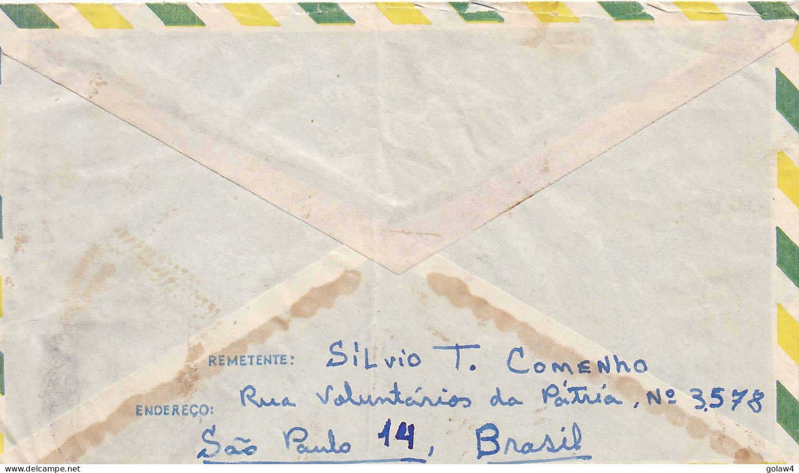 35069# AVIONS MARCEL DASSAULT LETTRE Obl SANTANA SAO PAULO 1962 Pour BOULOGNE SEINE - Cartas & Documentos