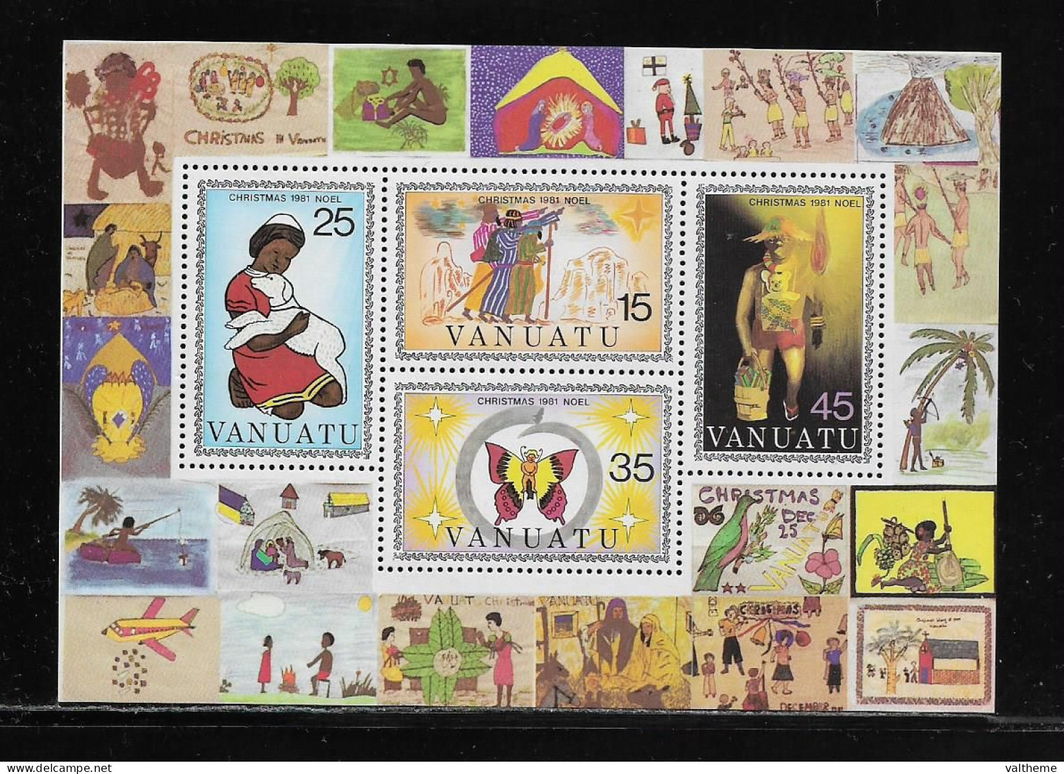 VANUATU  ( DIV - 350 )   1981   N° YVERT ET TELLIER  BLOC  N°  2     N** - Vanuatu (1980-...)