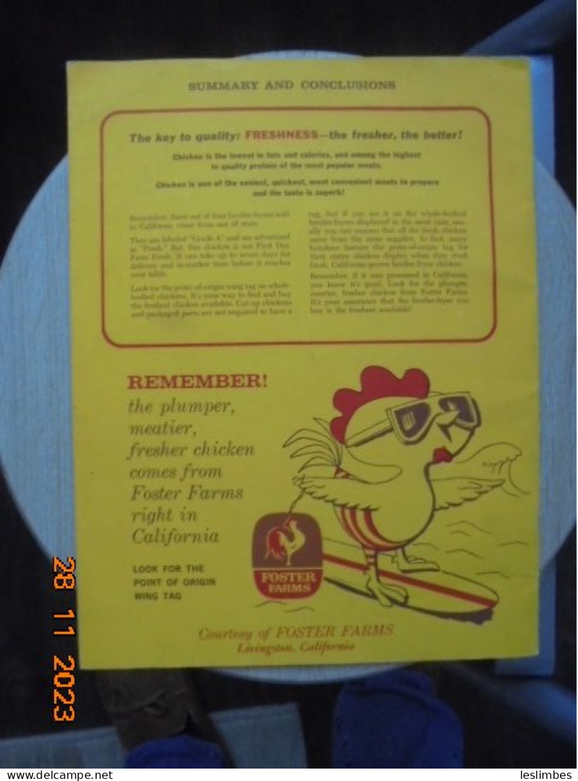 Almost All About Chicken - Foster Farms, Livingston, California - Americana