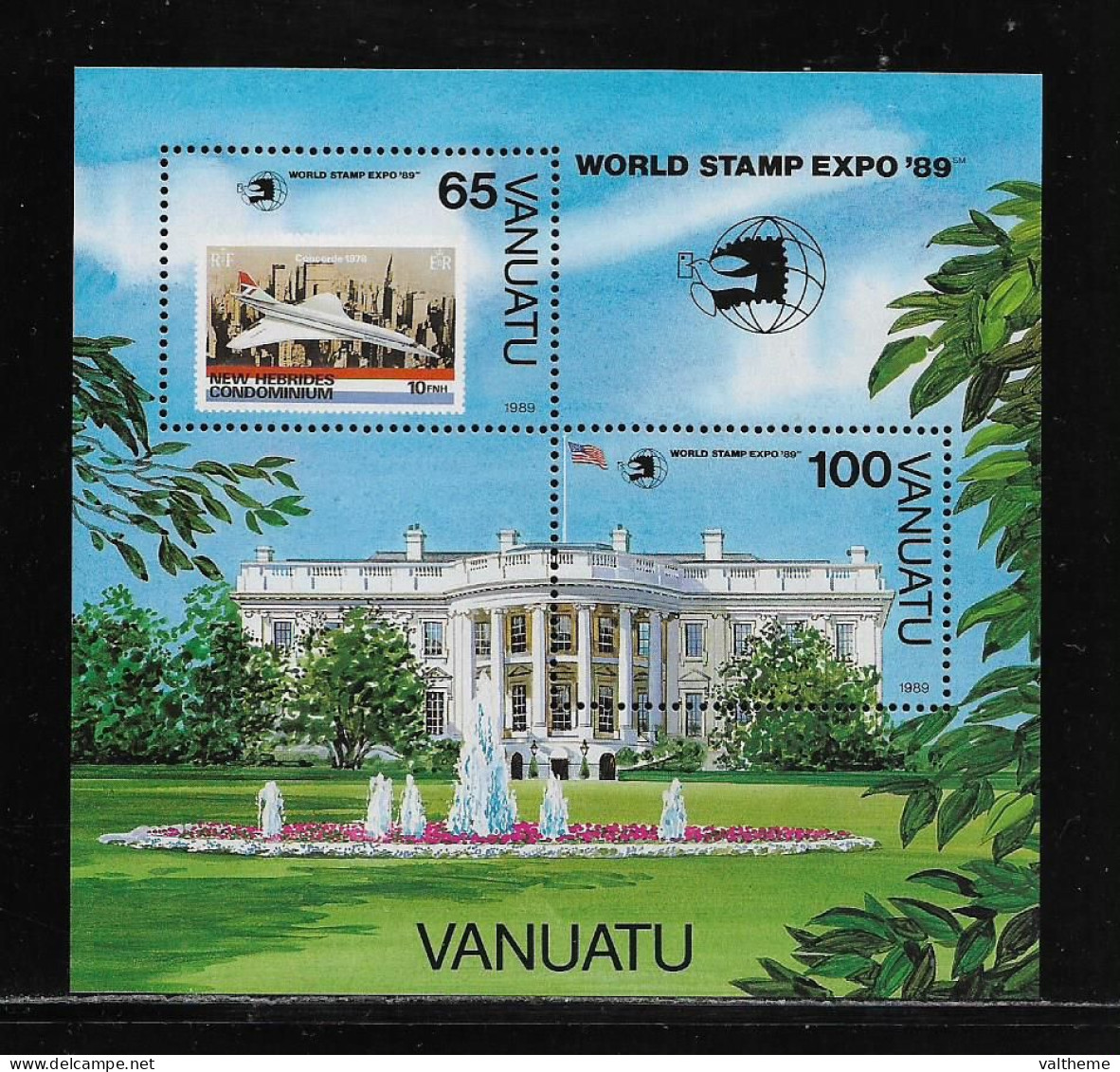 VANUATU  ( DIV - 359 )   1989   N° YVERT ET TELLIER  BLOC  N°  14     N** - Vanuatu (1980-...)