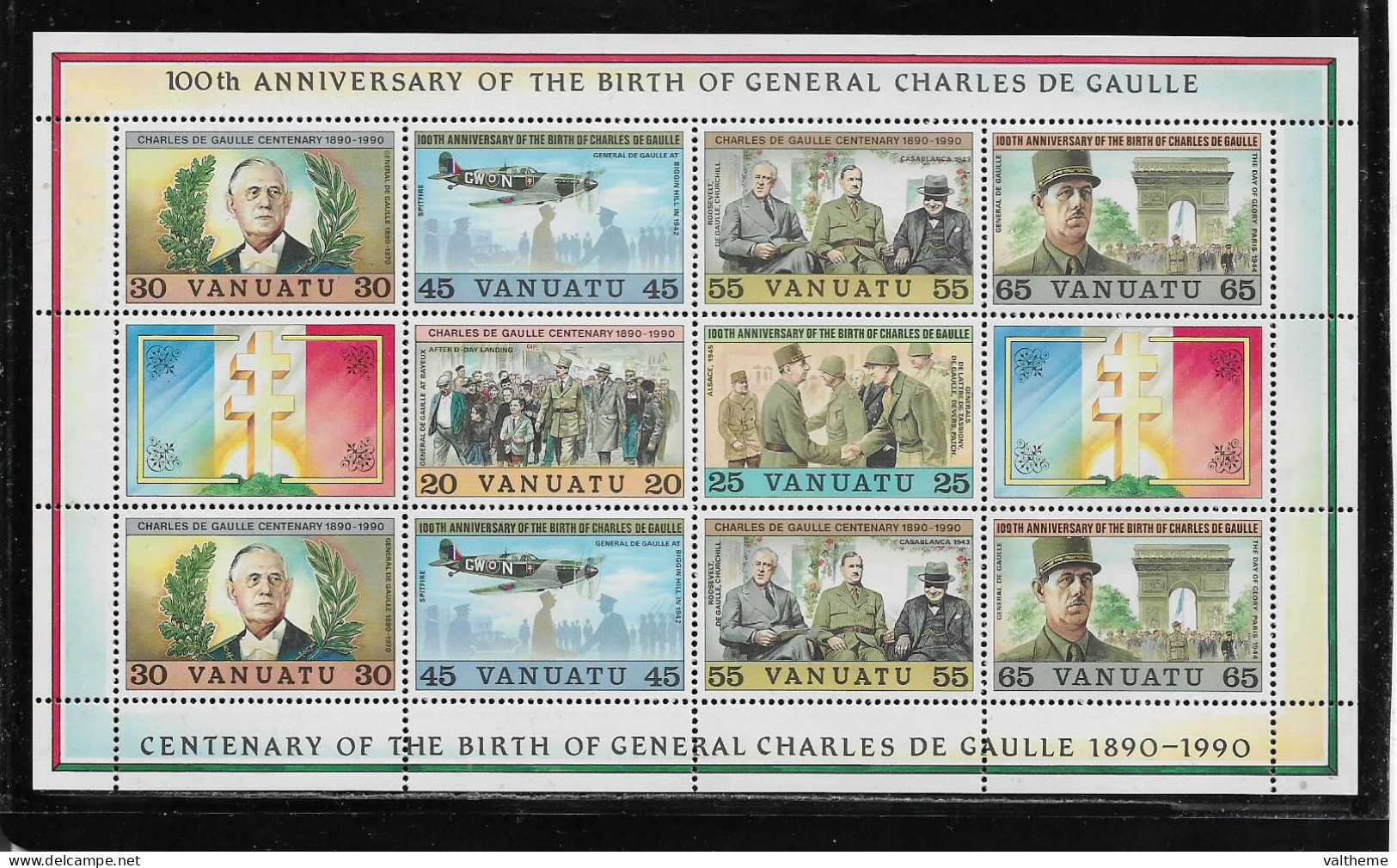 VANUATU  ( DIV - 360 )   1990   N° YVERT ET TELLIER  BLOC  N°  17     N** - Vanuatu (1980-...)