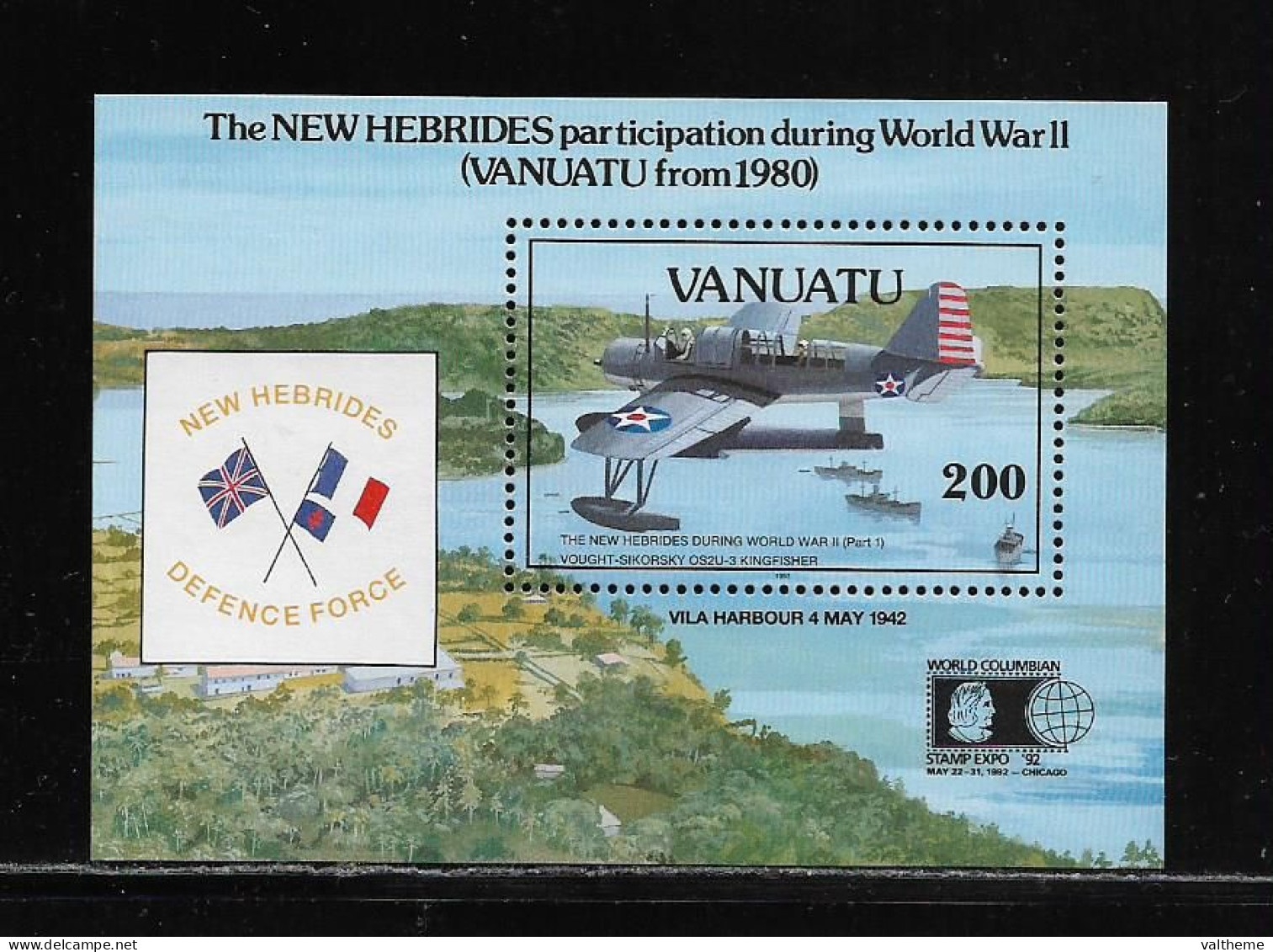 VANUATU  ( DIV - 362 )   1993   N° YVERT ET TELLIER  BLOC  N°  19     N** - Vanuatu (1980-...)