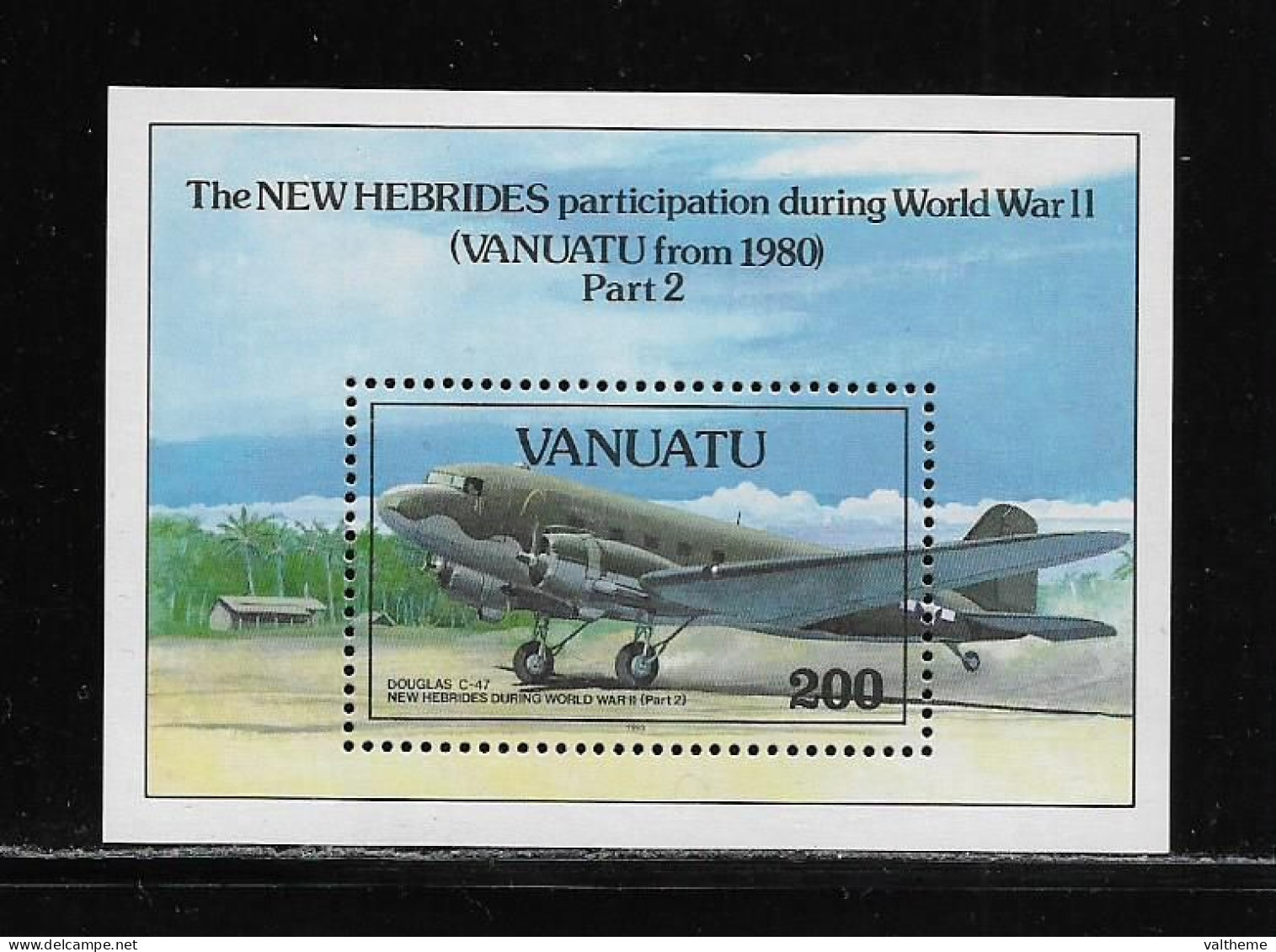 VANUATU  ( DIV - 364 )   1993   N° YVERT ET TELLIER  BLOC  N°  21     N** - Vanuatu (1980-...)