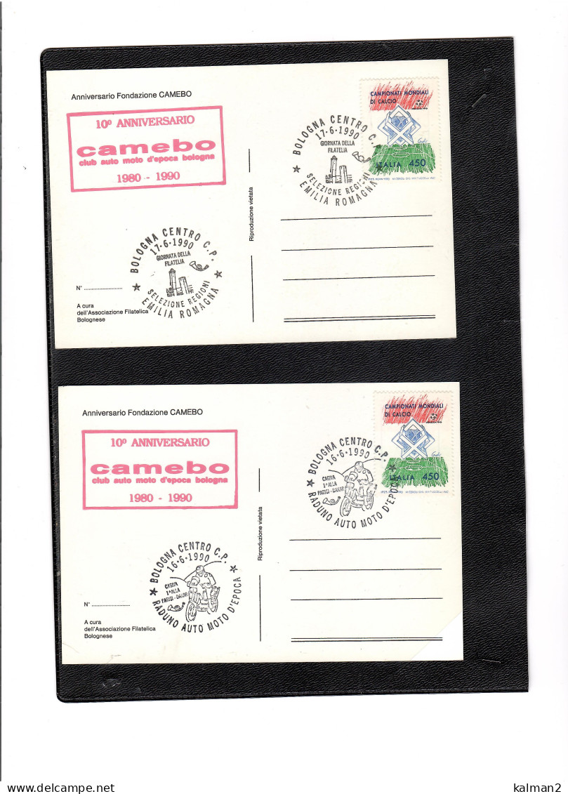 TEM19535  - BOLOGNA  16/6 - 17/6 - 1990    /  Raduno Auto Moto Dìepoca - Motorbikes