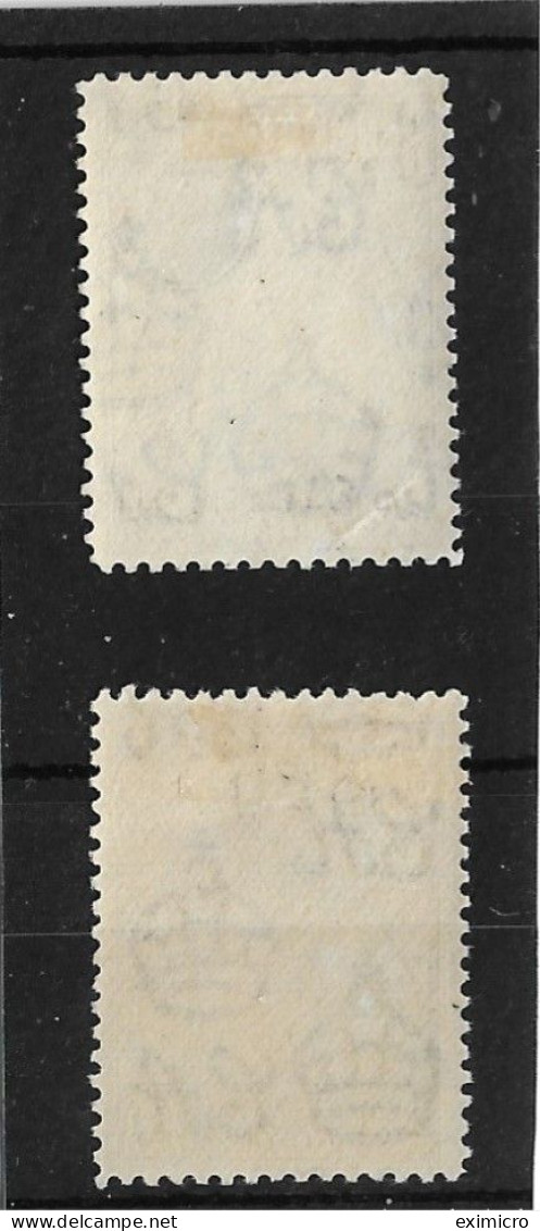 BERMUDA 1941 2½d LIGHT BLUE AND SEPIA - BLACK SG 113a; 1952 2½d BRIGHT BLUE AND DEEP SEPIA-BLACK SG 113ac LMM Cat £14 - Bermuda