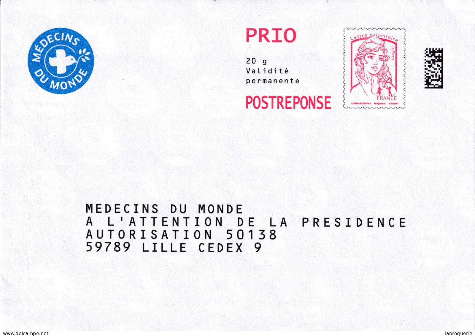 FRA - PAP - MEDECINS DU MONDE - N°174896 - PAP: Antwort/Ciappa-Kavena