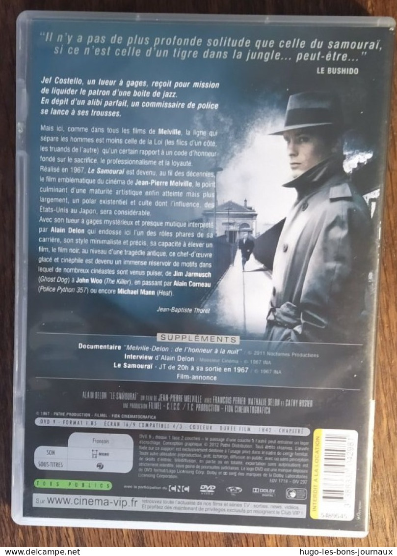 Le Samouraï ,de Jean-Pierre Melville Avec Alain Delon -version Restaurée - Crime