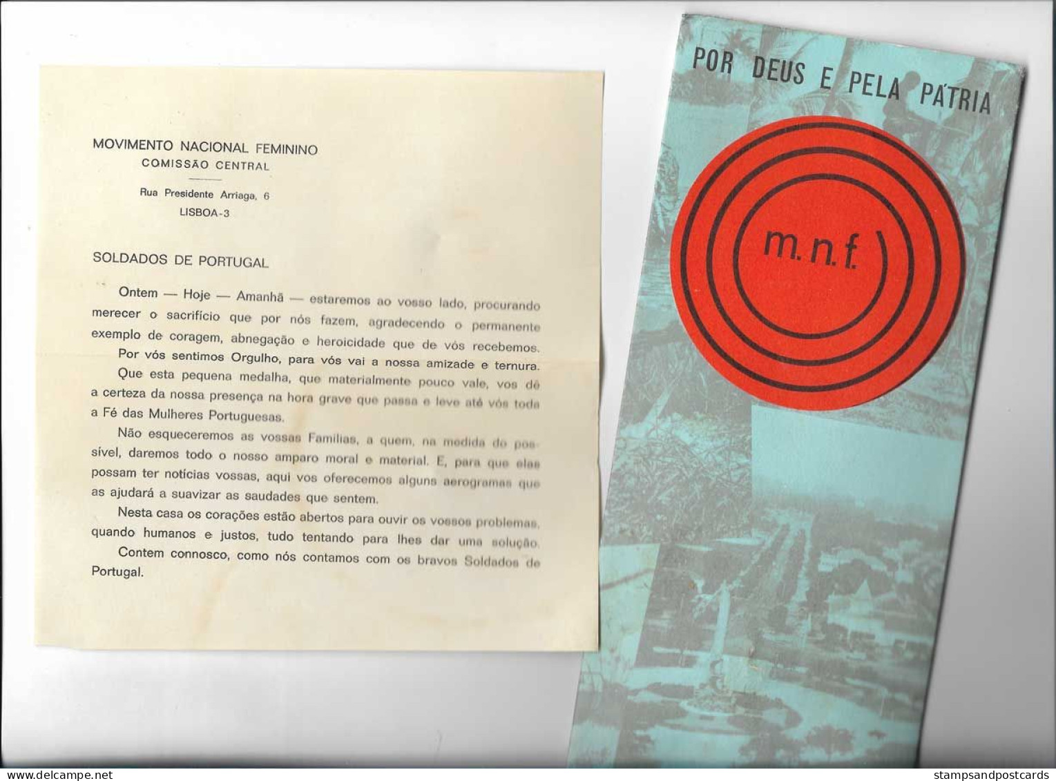Portugal Guinée Guiné Bissau Guerre Coloniale Rare Brochure Avec Aerogramme Stationery FPO Africa Colonial War Aerogram - Portugees Guinea