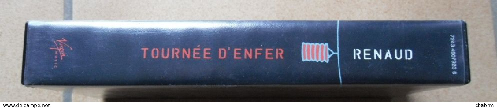 CASSETTE VIDEO VHS RENAUD TOURNEE D'ENFER ORIGINAL FRANCE 7243 4907923 6 - Autres & Non Classés