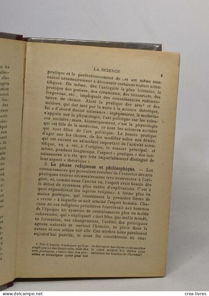 Principes Généraux De La Science Et De La Morale - D'après Les Programmes Officiels Du 18 Aout 1920 - Non Classés