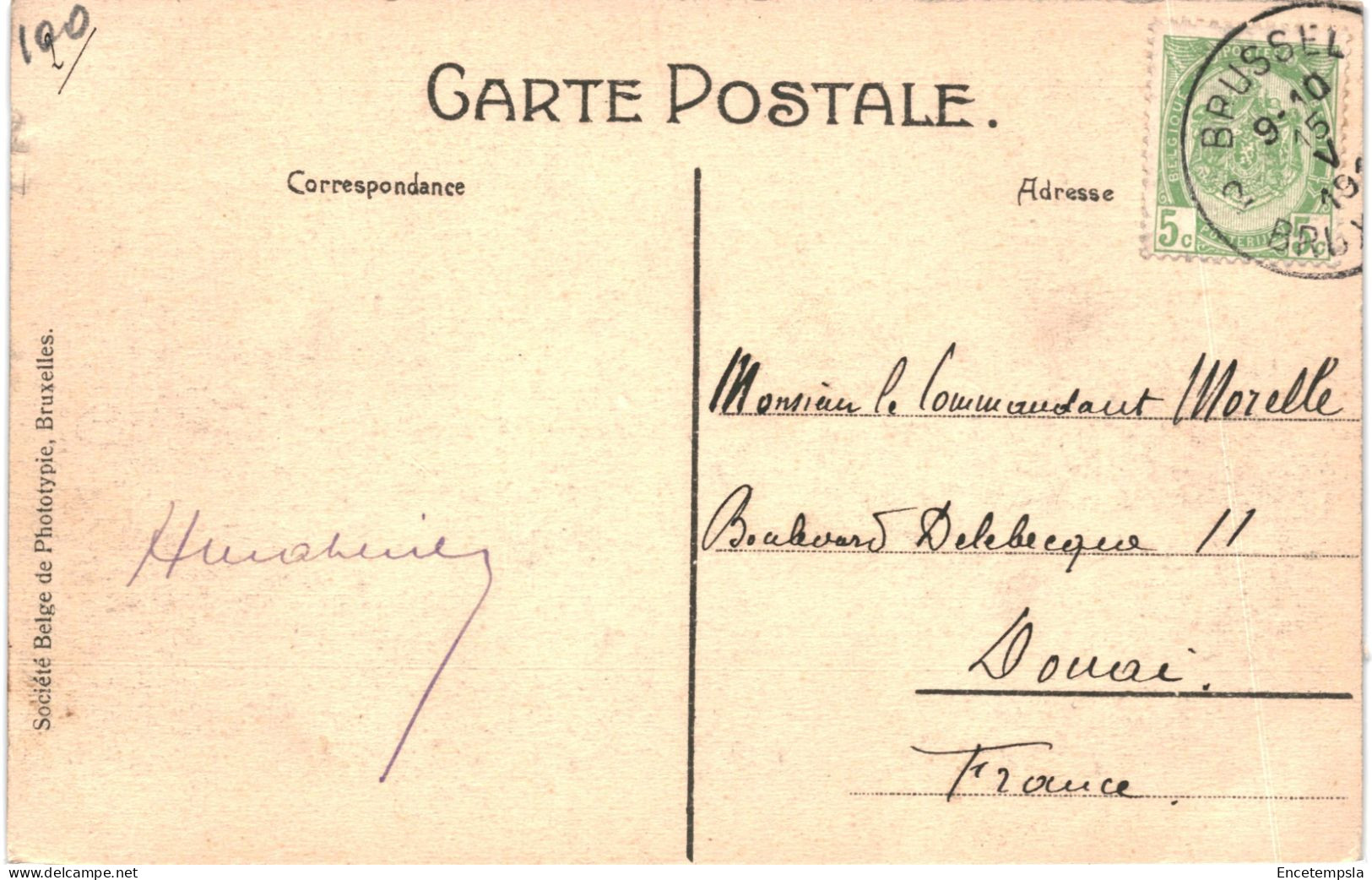 CPA Carte Postale Belgique Bruxelles Visite De M. Fallière Président De La République Française à S.M. Albert  VM74606 - Feesten En Evenementen