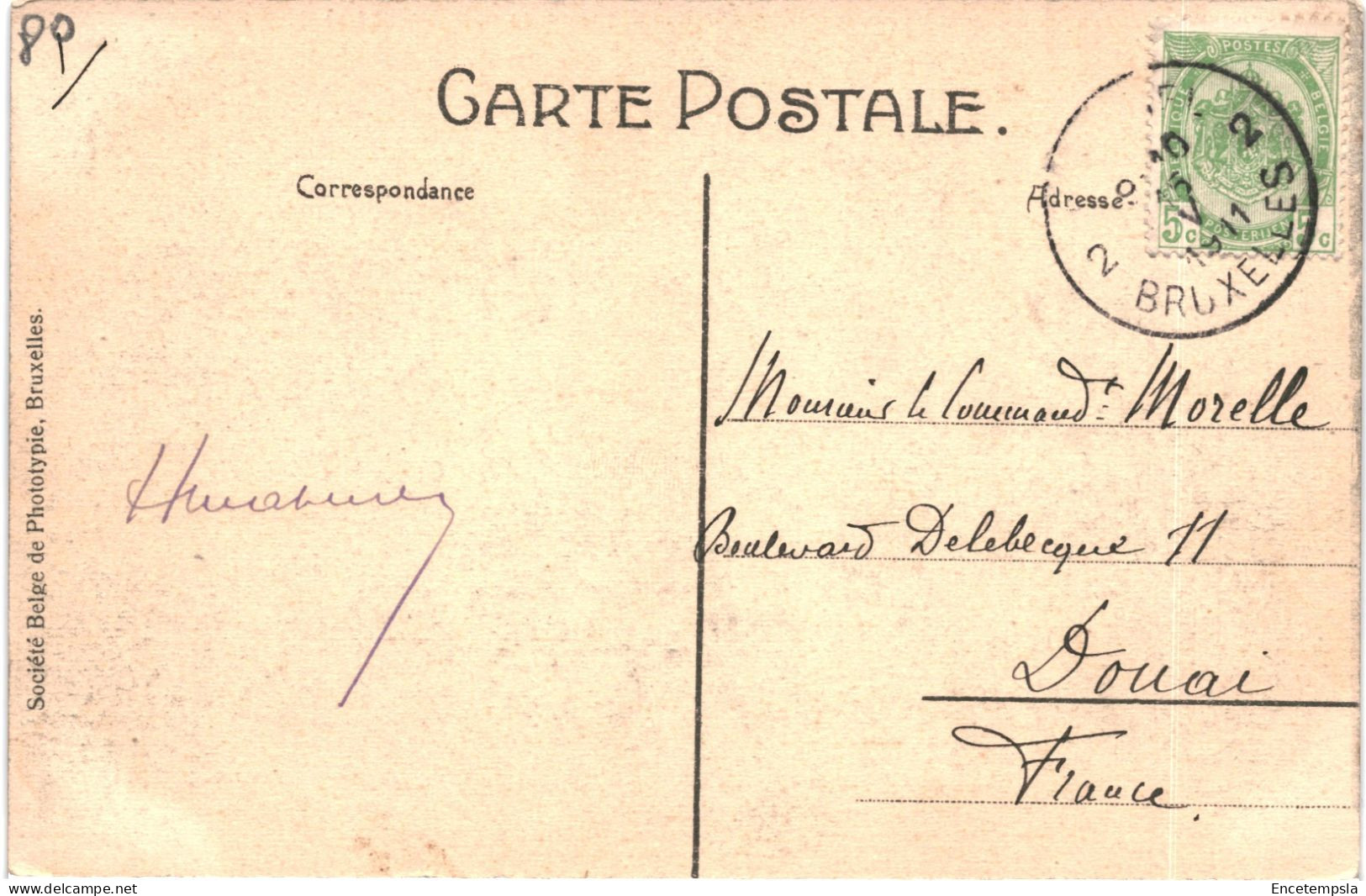 CPA Carte Postale Belgique Bruxelles Visite De M. Fallière Président De La République Française à S.M. Albert  VM74607 - Feesten En Evenementen