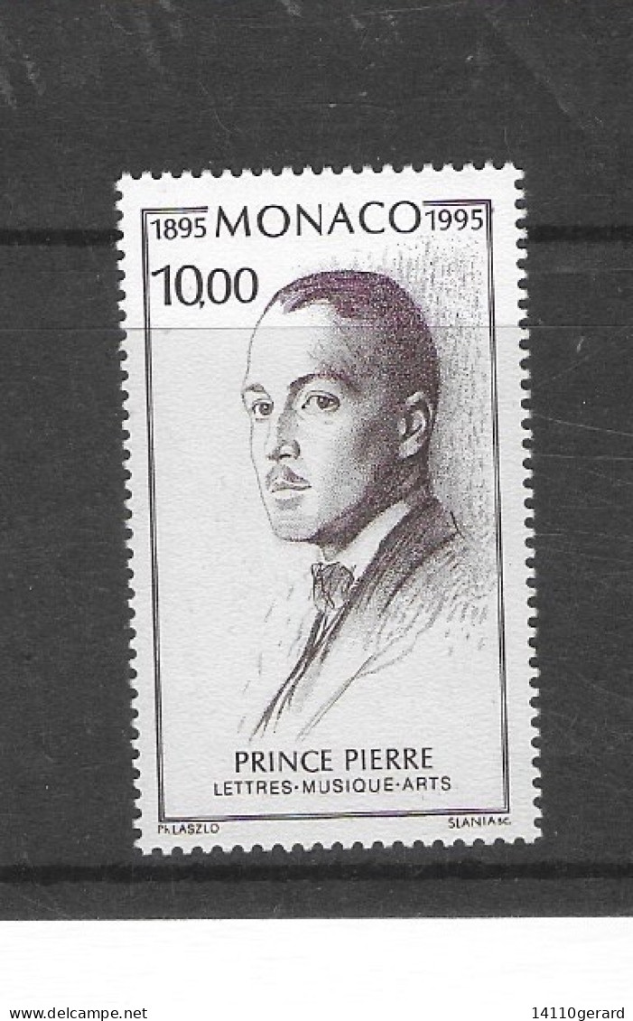 MONACO   1995  N° 1984 PRINCE Pierre De Monaco N°1983 - Lettres & Documents
