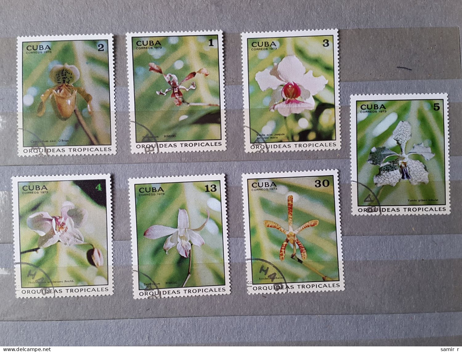 1973	Cuba Flowers (F73) - Used Stamps