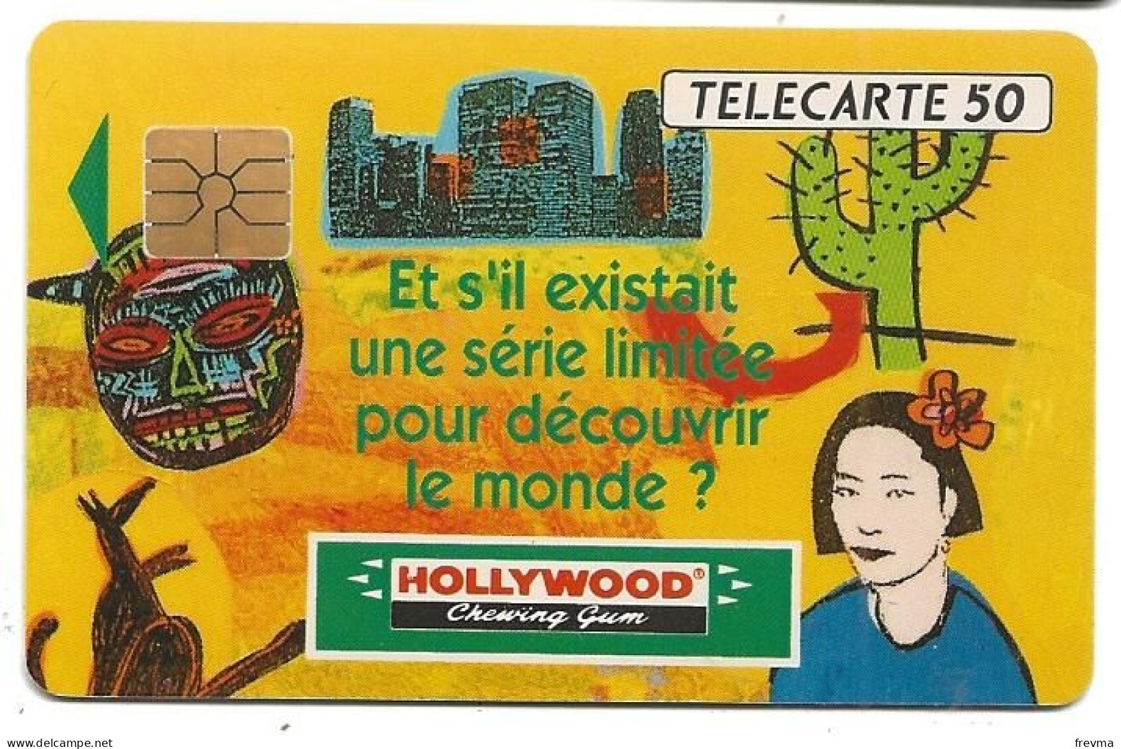 Telecarte F 226 Hollywood 50 Unités Luxe SO2 - 1992