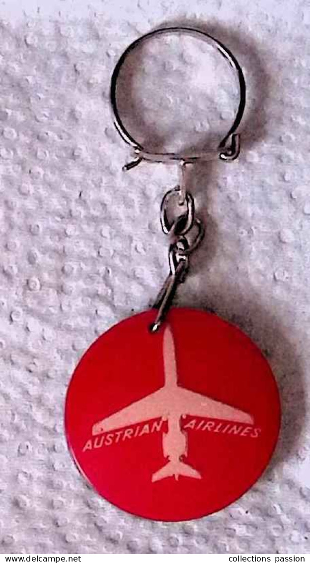 Porte Clefs, Clés, Compagnie Aérienne, Aviation, AUA, Austrian Airlines, Frais Fr 1.75 E - Porte-clefs