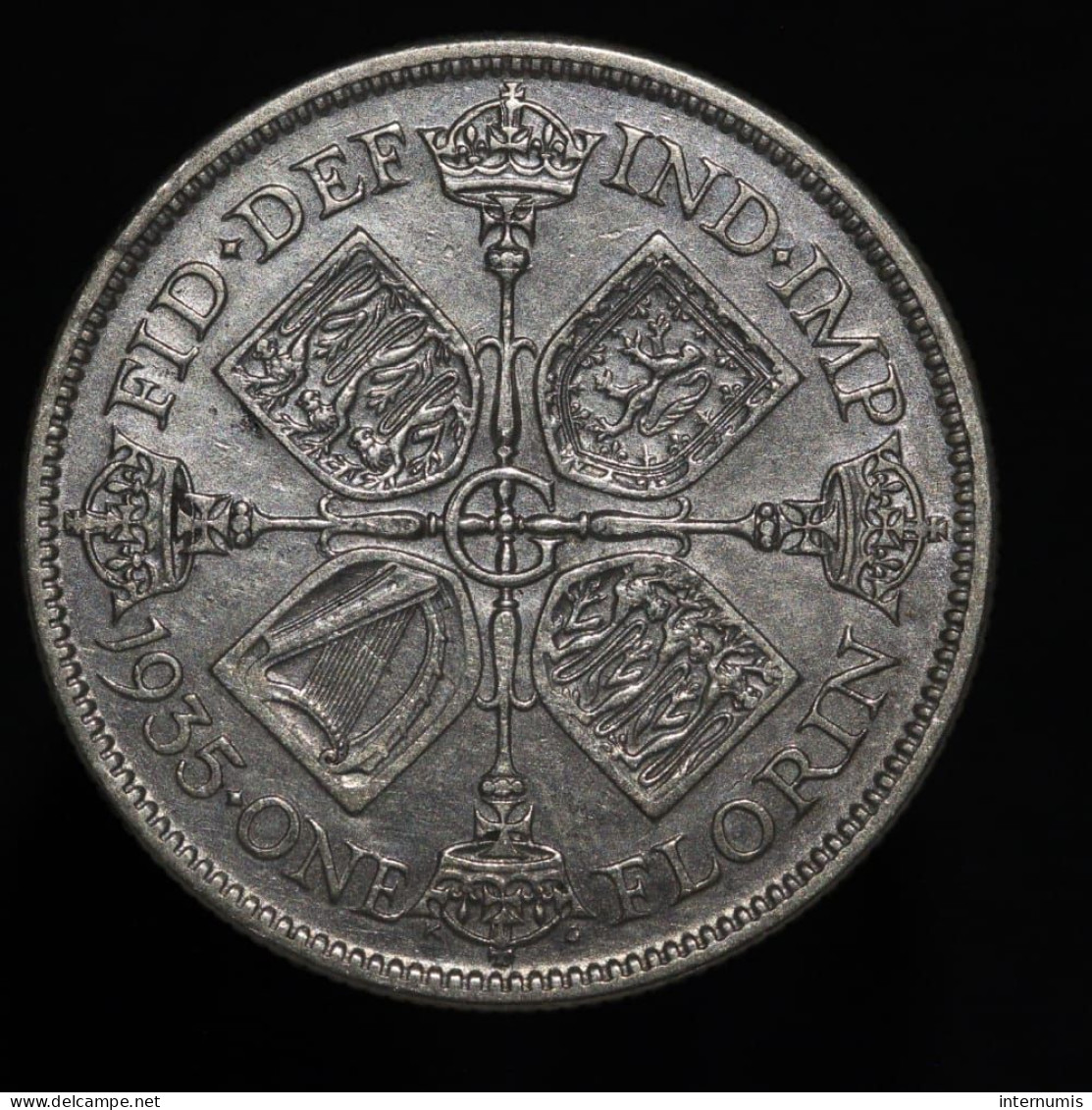 Grande-Bretagne / United Kingdom, George V, 1 Florin, 1935, Argent (Silver), TTB+ (EF), KM#834 - J. 1 Florin / 2 Shillings