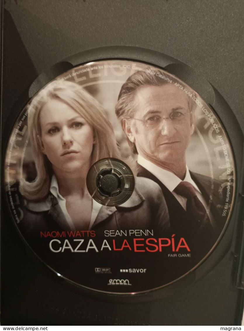 Película Dvd. Caza A La Espía. Fair Game. Basada En Hechos Reales. Naomi Watts Y Sean Penn. 2010. - Historia