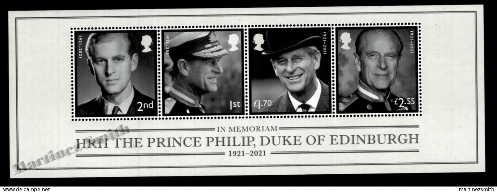 Grande Bretagne - Greate Britain 2021 Yv. F-5195 - Tribute To Prince Philip - Miniature Sheet -  MNH - Non Classificati