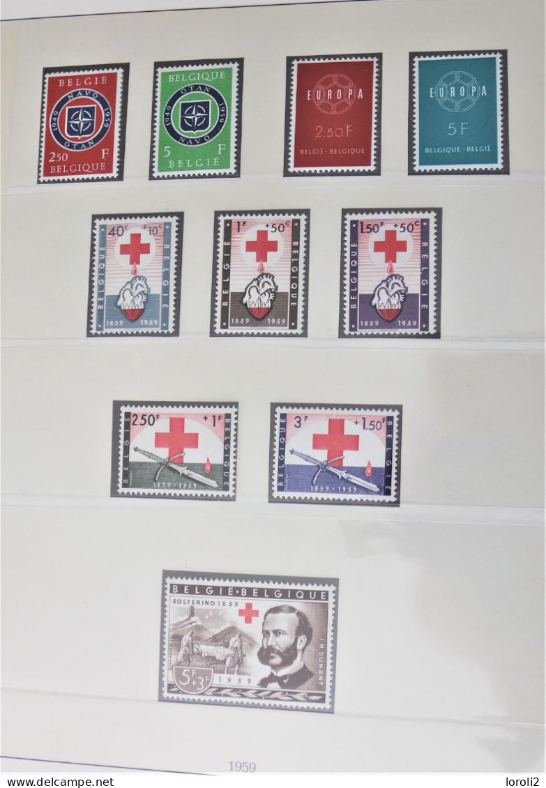 ANNEE  1959    COMPLETE  ET    NEUVE  ** MNH  (  COB  :   63,50 €   !!! ) - Full Years