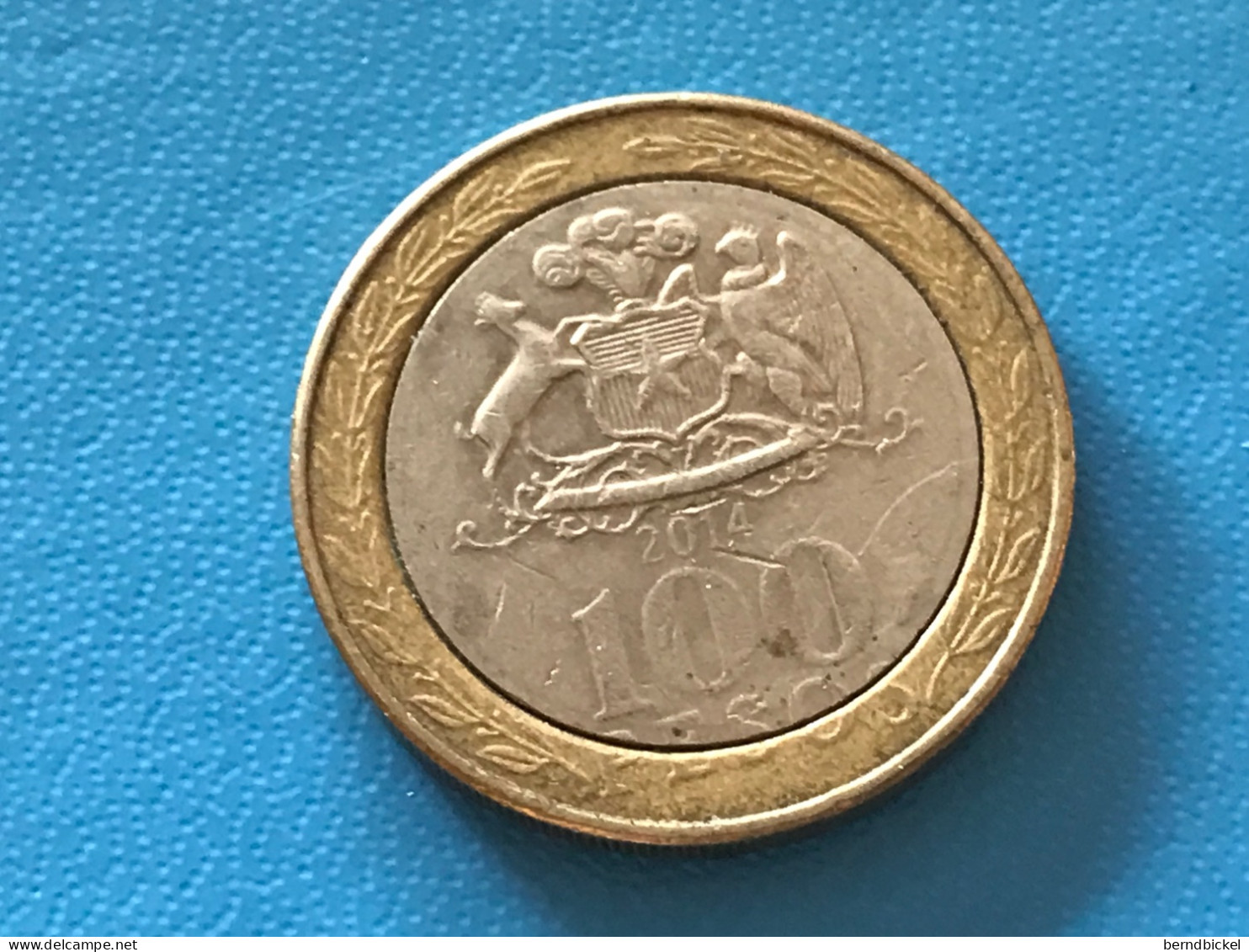 Münze Münzen Umlaufmünze Chile 100 Pesos 2014 - Chile