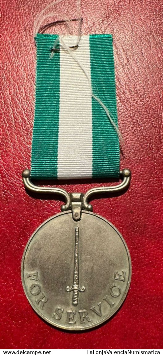 Inglaterra Medalla Por El Servicio Militar - Autres & Non Classés