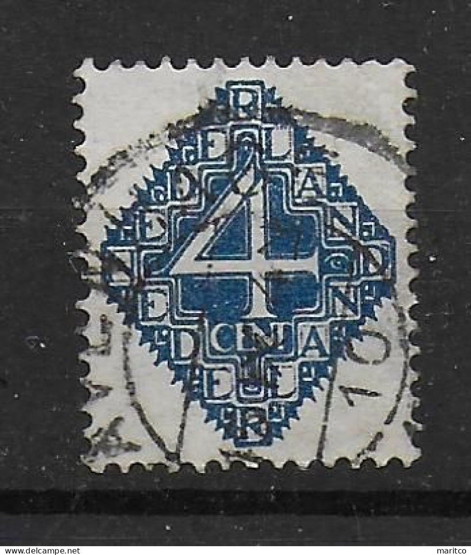 Netherlands 1923 Nr 113 P Error Plattenfehler Plaatfout - Variétés Et Curiosités