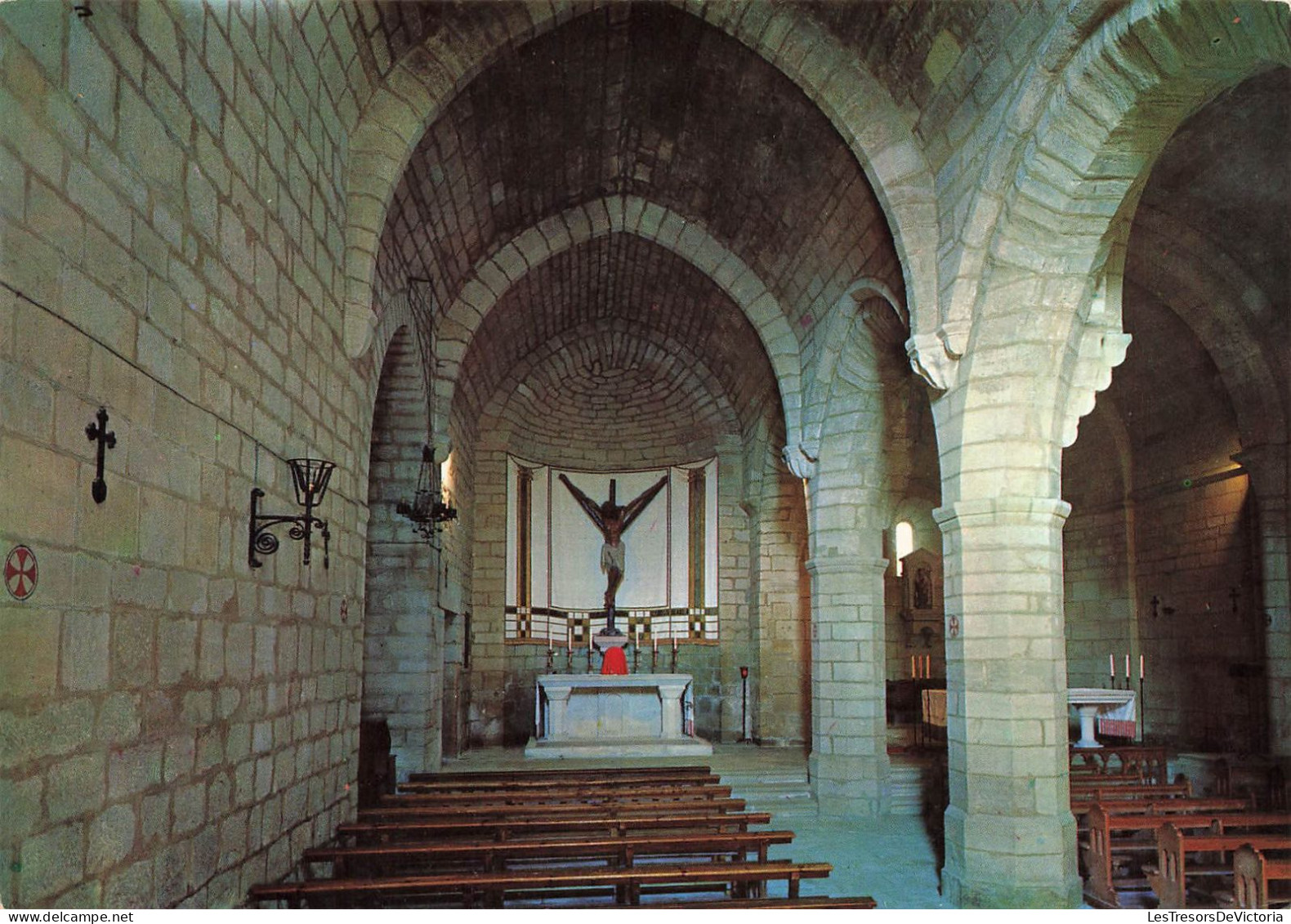 ESPAGNE - Navarra - Puente La Reina - Eglise Du Crucifix - Intérieur - Carte Postale Récente - Navarra (Pamplona)