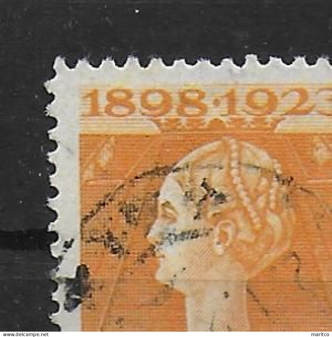 Netherlands 1923 Nr 127 PM Error Plattenfehler Plaatfout - Variedades Y Curiosidades