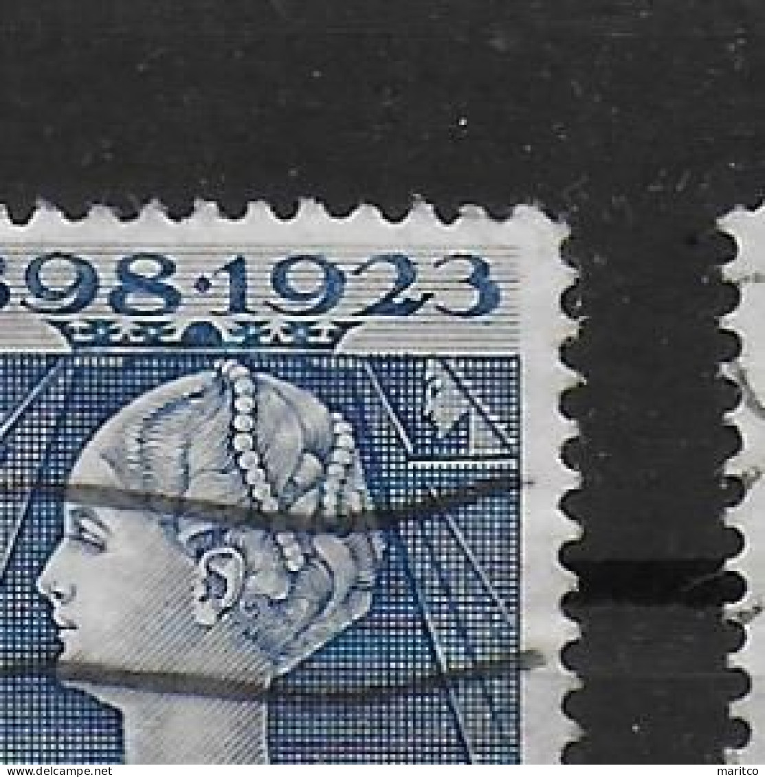 Netherlands 1923 Nr 125 PM Error Plattenfehler Plaatfout - Errors & Oddities