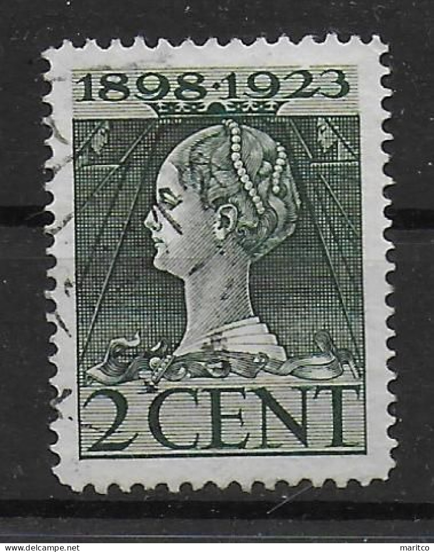 Netherlands 1923 Nr 121 P Error Plattenfehler Plaatfout - Plaatfouten En Curiosa