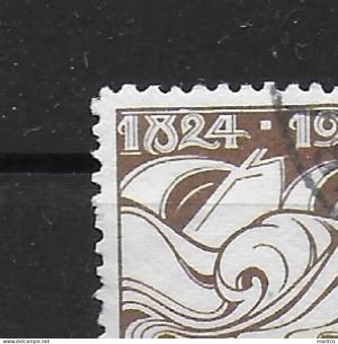 Netherlands 1924 Nr 139 P3 Error Plattenfehler Plaatfout - Abarten Und Kuriositäten